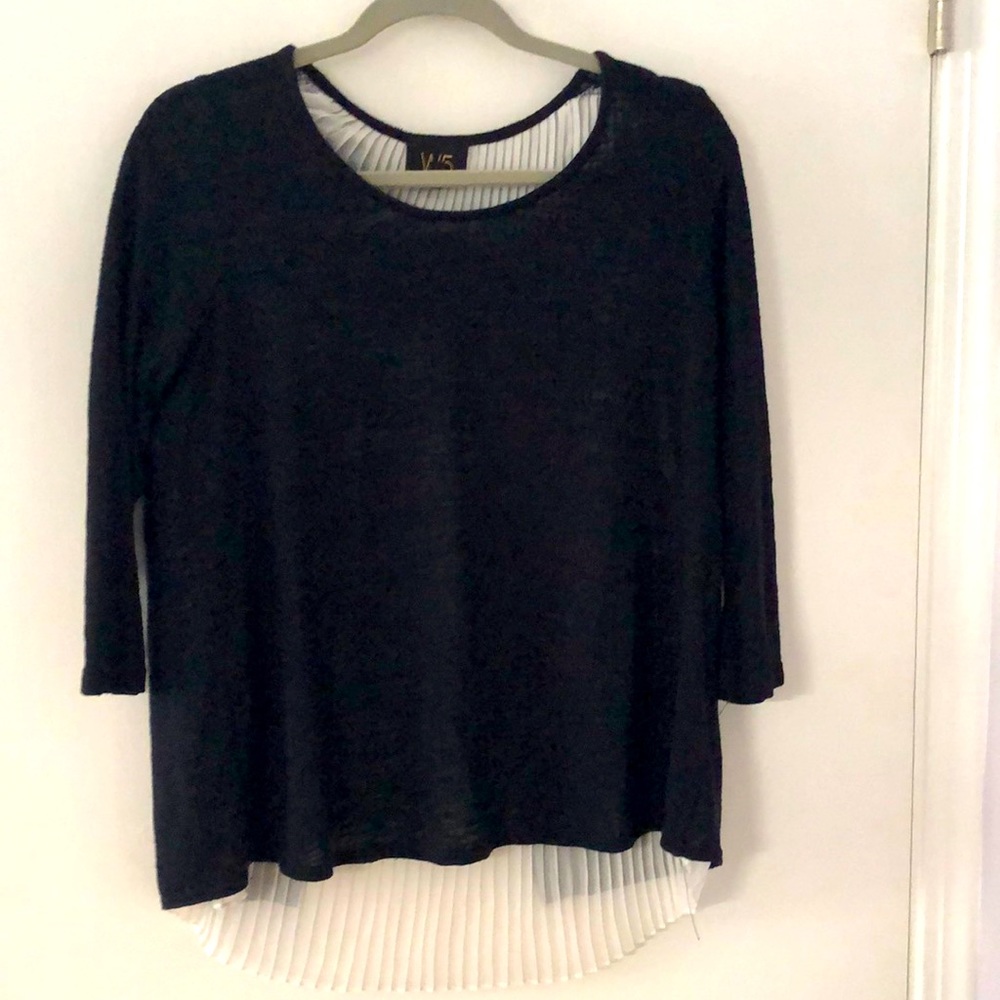 Beautiful black and white top